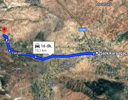 ISPARTA ŞARKIKARAAĞAÇ ÖRENKÖY MAH. 2.083M² TARLA SATILIK - ISPARTA ŞARKİKARAAĞAÇ fotoğraf 4